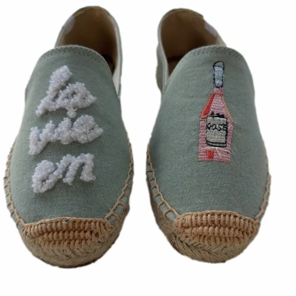 Bayside Beach Club Espadrille Sky Blue Size 8 Shoes La Vie En Rose Beachy NEW